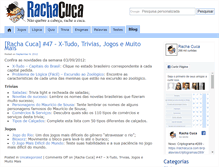 Tablet Screenshot of blog.rachacuca.com.br